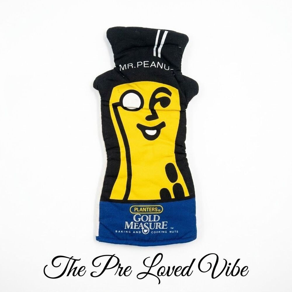 VINTAGE Mr Peanut Russ Planters Mitten